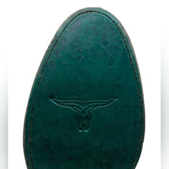 Lane Women's 8 Plane Jane Western Tall Boots Pointed Toe Navy - Picture 6 of 7